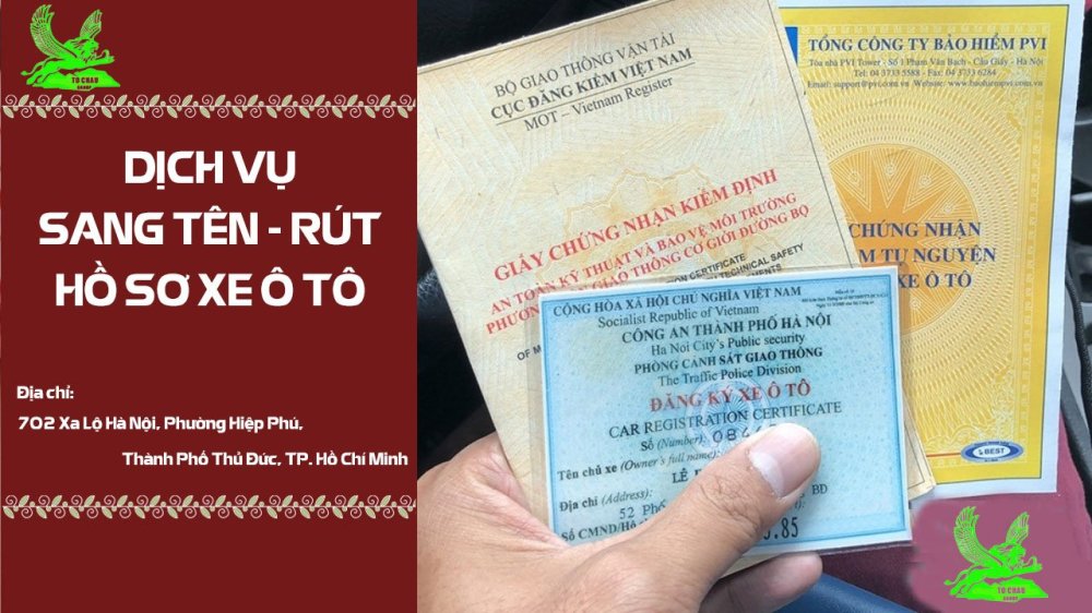 Rút hồ sơ gốc xe ô tô ở Ninh Thuận giá hạt giẻ